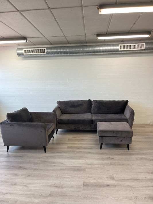 Soffgrupp Copenhagen modell Sammet